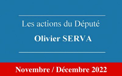Newsletter Olivier Serva Novembre et Décembre 2022