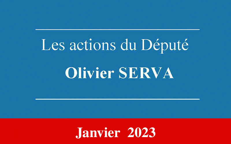 Newsletter Olivier SERVA janvier 2023