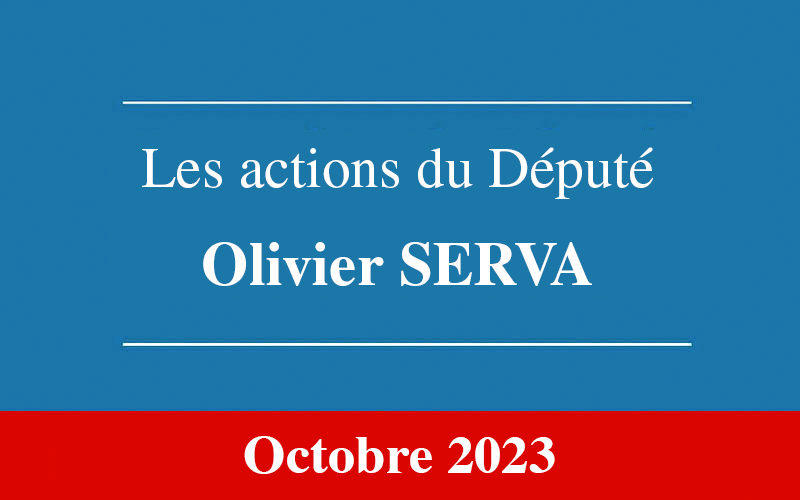 Newsletter Olivier SERVA Octobre 2023