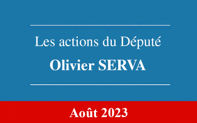 Newsletter Olivier SERVA Aout 2023