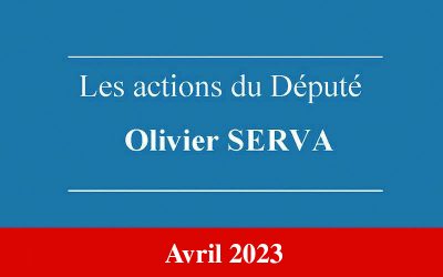 Newsletter Olivier SERVA Avril 2023