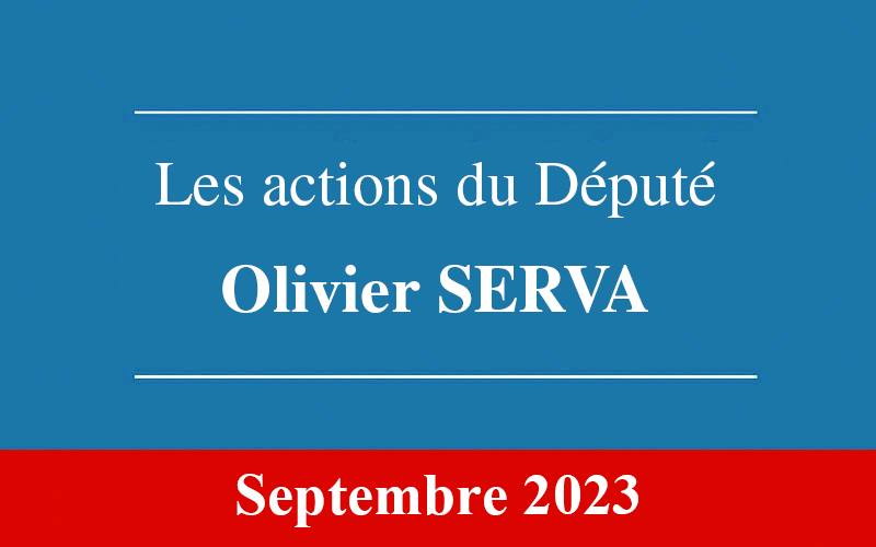 Newsletter Olivier SERVA Septembre 2023